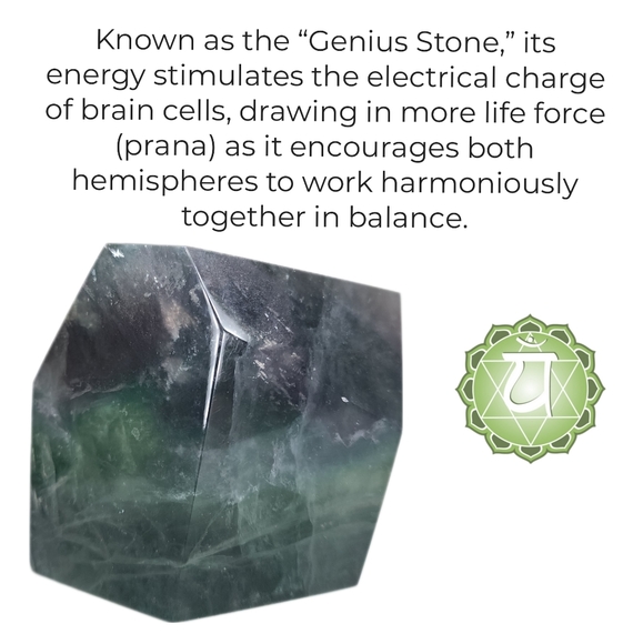 Green Fluorite Chunk Crystal - Picture 3 of 6